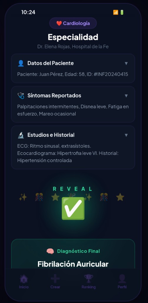 Reveal de diagnóstico